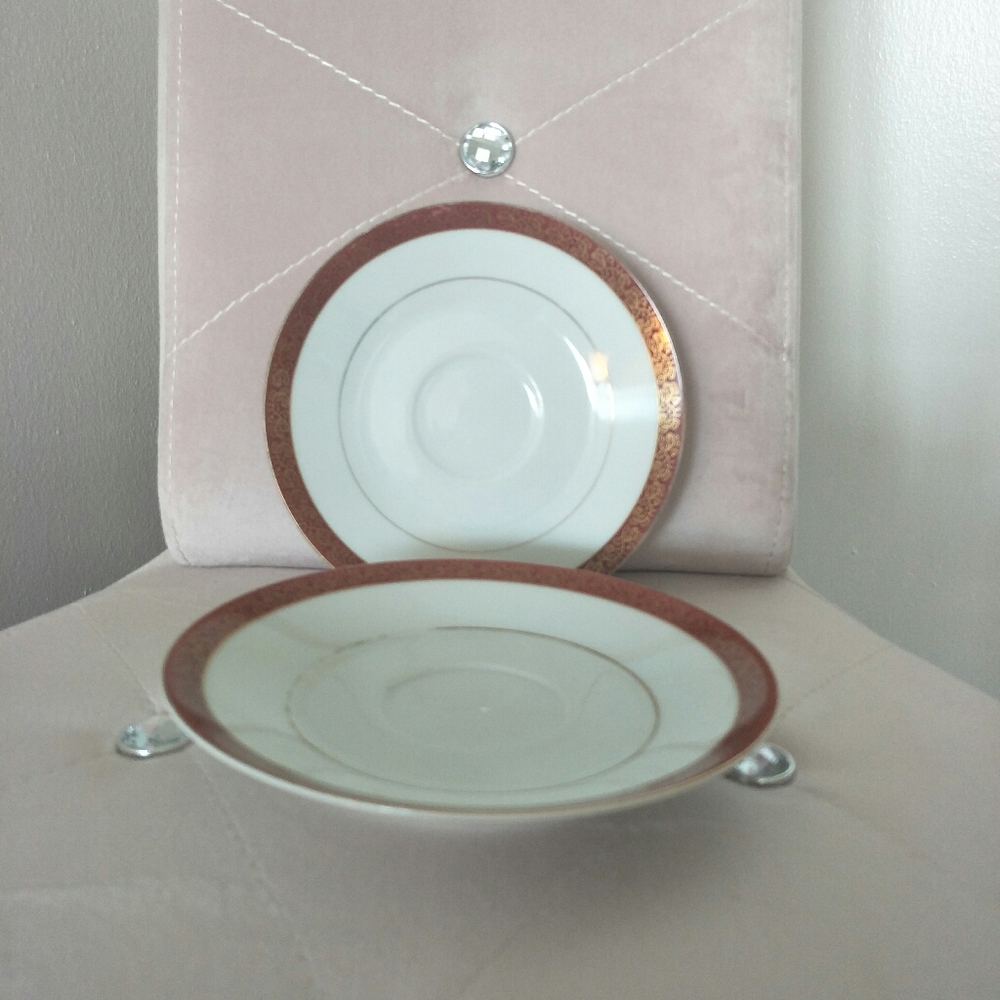 Vintage Crown Empire Plates